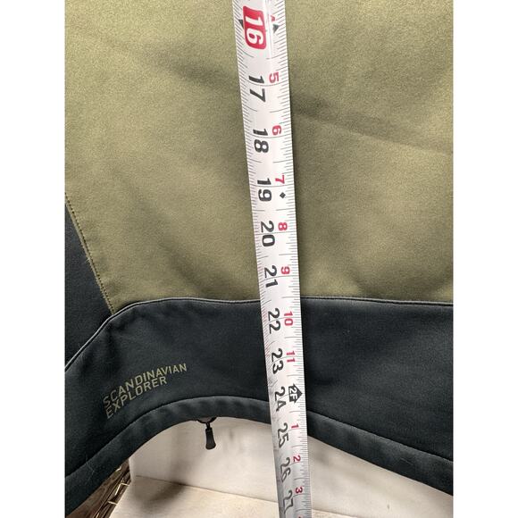 Scandinavian Explorer Women Olive Hoodie Jacket Size L. Excellent Condition - Picture 9 of 9